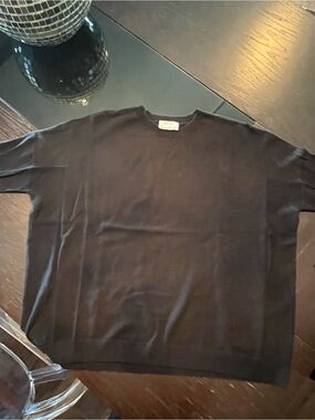 Acne Black Crewneck Sweater
